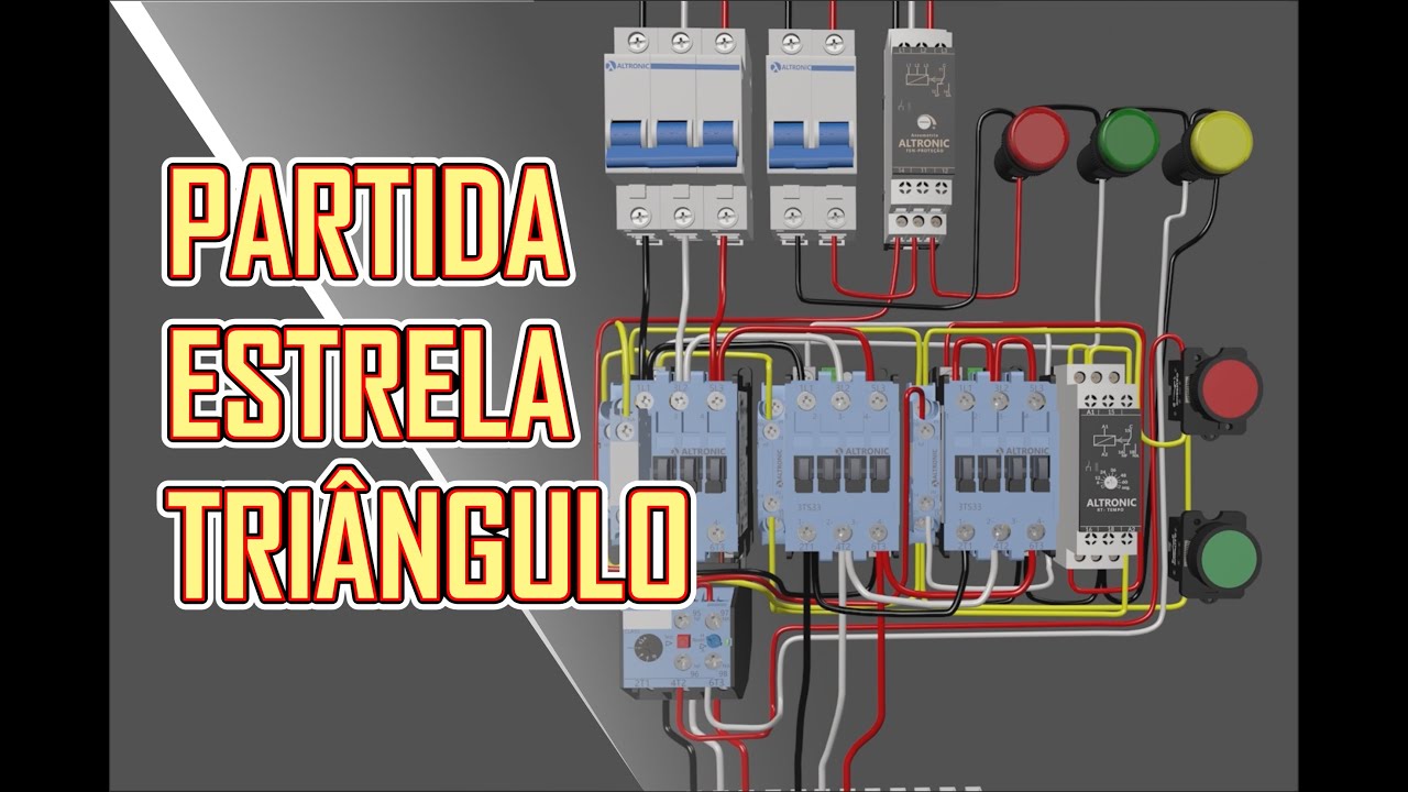 Partida Estrela Triângulo (REDE BIFÁSICA)