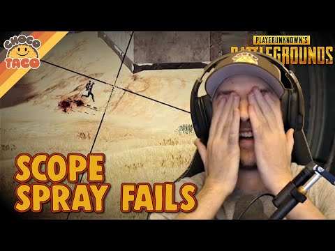 M4 Scope Spraying Fails ft. TGLTN - chocoTaco PUBG Duos Gameplay