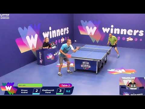 WINners CUP table 2  05.09  Kireev Andrei - Khakhamidi Pavel  17:00