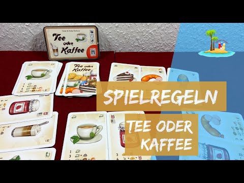 Tee oder Kaffee - Kartenspiel - Spielanleitung (Ostia Spiele)