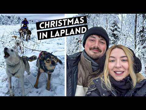 Our Dream Christmas in Finnish Lapland 🇫🇮 (Husky Sledding & Polar Plunge)