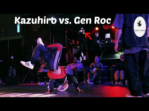 Kazuhiro vs Gen Roc. The battle that moved the emcee to tears. Top 4. The Jam/ Red Bull BC One.