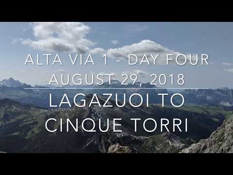 Alta Via 1 - DAY FOUR - Rifugio Lagazuoi to Rifugio Cinque Torri