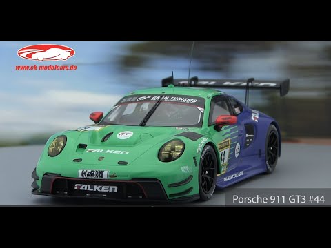 Ixo 1:18 Porsche 911 GT3 R #44 10th 24h Nürburgring 2024 Falken