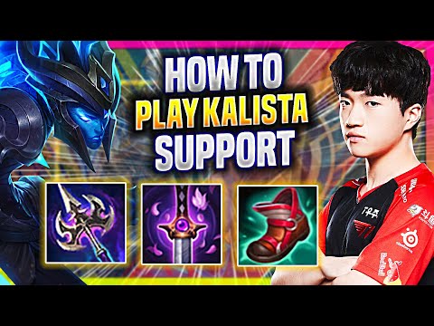 LEARN HOW TO PLAY KALISTA SUPPORT LIKE A PRO! - T1 Keria Plays Kalista Support vs Soraka! |