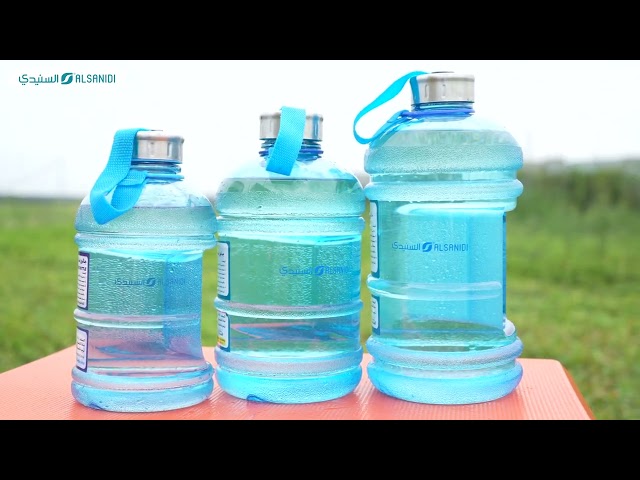 قارورة ماء بلاستيك 2.2 لتر- آمن وصحي لتخزين المياه، يمنع التسرب، سهل الحمل والاستخدام،ضمان سنتان