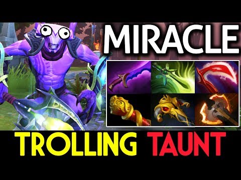 Miracle- Dota 2 [Faceless Void] Max Trolling Taunt!!