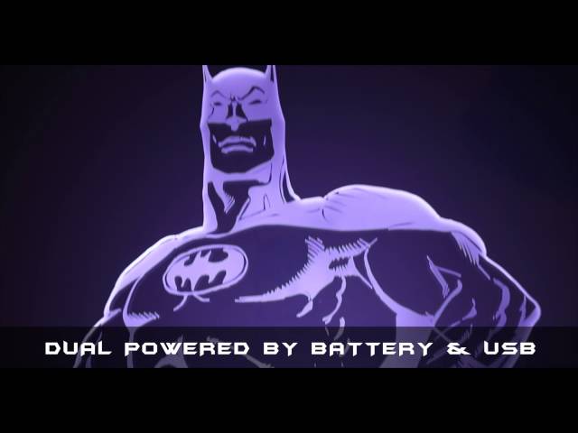 Vídeo relacionado con Paladone Lámpara led con diseño de máscara de Batman para montaje en pared o independiente, con licencia oficial de DC Comics, ideal para dormitorios, salas de ocio, el hogar y coleccionistas