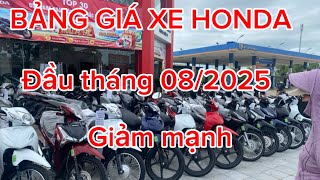 HONDA CAR PRICE LIST IN EARLY AUGUST 2025 IS SHARPLY REDUCED - Ducanh1005