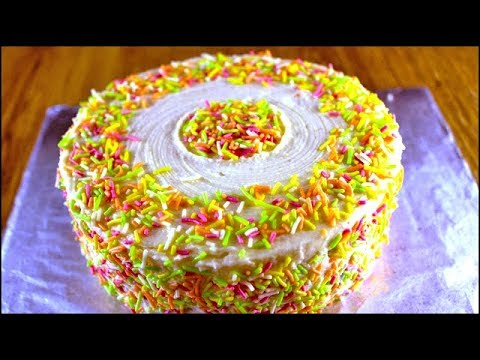 funfetti cake recipe | how to make rainbow cake | birthday cake recipe