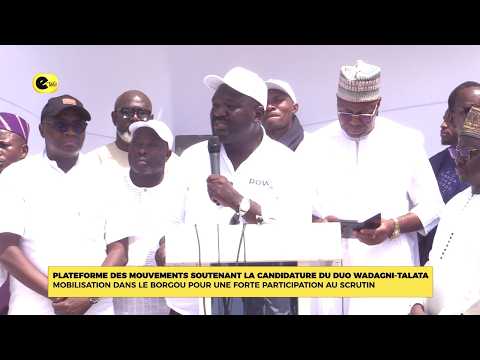 Plateforme des mouvements soutenant la candidature du duo WADAGNI-TALATA