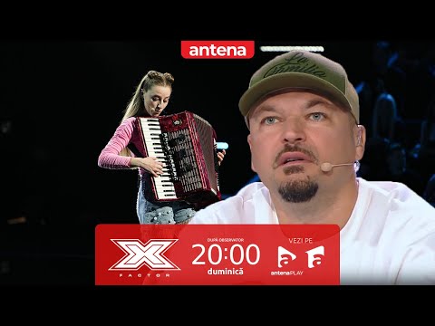 💫 Alexandrina Gaviuc cântă „London Bridge” la acordeon! O interpretare cum n-ai mai văzut | X Factor
