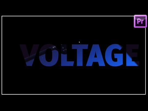 Video Inside Text Adobe Premiere Tutorial