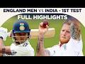 Headingley Thriller England Men V India Extended 1st Test Highlights