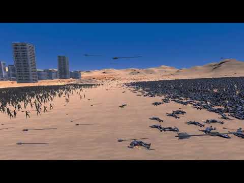 10.000 Elven Huntress vs 10.000 Soul Tyrant ARROW RAIN - Ultimate Epic Battle Simulator