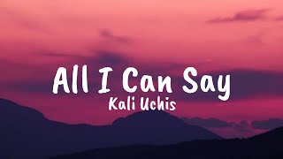 Download lagu Kali Uchis - All I Can Say (Lyrics) mp3 Download lagu Kali Uchis - All I Can Say (Lyrics) mp3