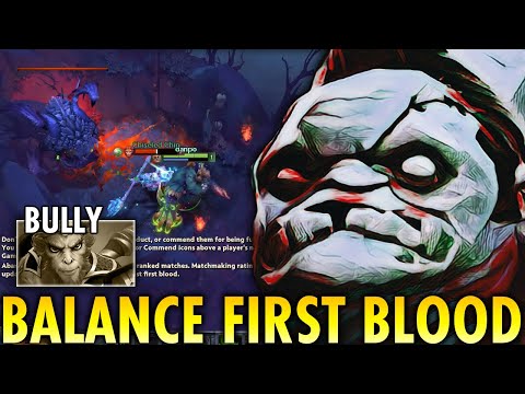 Most Balance First Blood Ever!! Pudge Nonstop Bullying Immortal MK | Genius Pudge
