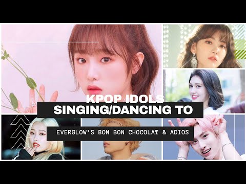 [RE-UPLOAD] KPOP IDOLS SINGING / DANCING TO EVERGLOW (Part 2)
