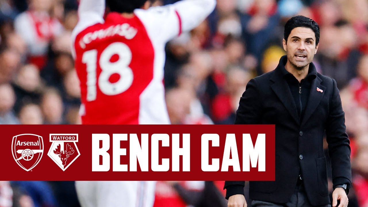 BENCH CAM | Arsenal 1-0 Watford | VAR, reactions and ten games unbeaten!