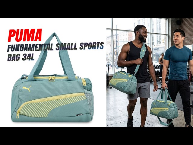 Vídeo relacionado con PUMA Fundamentals Sports Bag XS Bolsa Deporte, Unisex Adulto, Black, OSFA, 40 x 21 x 22 cm