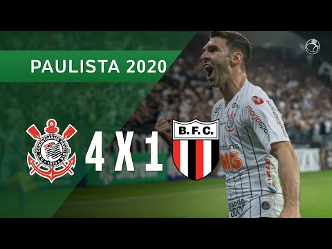 CORINTHIANS 4 X 1 BOTAFOGO-SP - GOLS - 23/01 - CAMPEONATO PAULISTA 2020