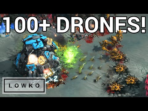 StarCraft 2: 100+ DRONES! (Maru vs Reynor)