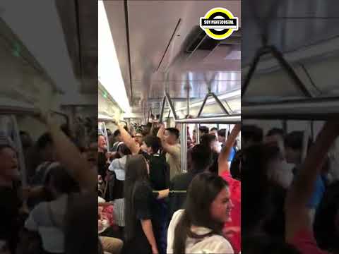 Coro IPUC Distrito 3 cantando 'Te Levantaré' en el Metro de Medellín | @SoyPentecostal