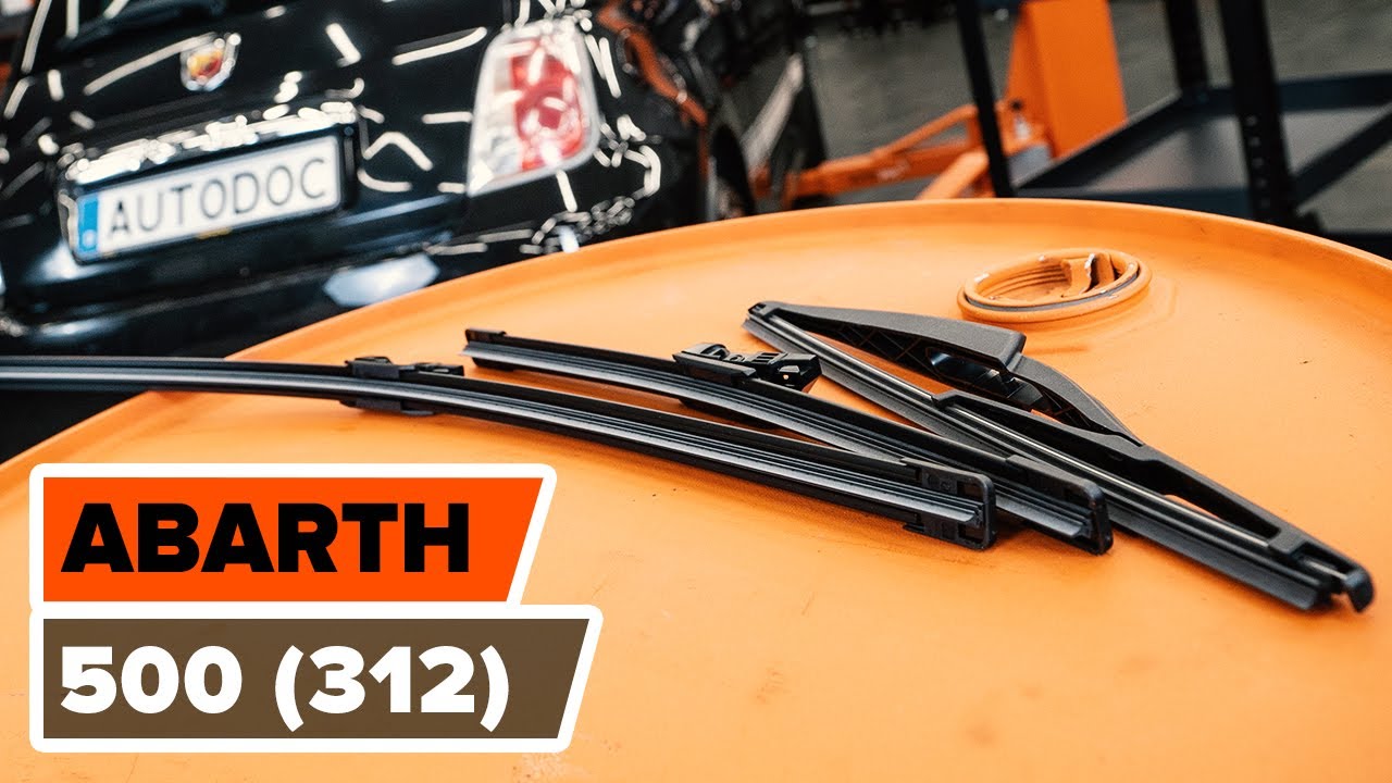 Как се сменят предни чистачки за кола на Abarth 595 – Ръководство за смяна