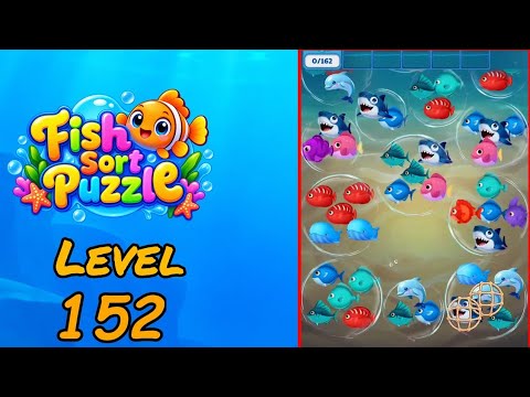 Fish Sort Puzzle Level 152 Walkthrough thumbnail