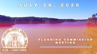 Planning Commission Meeting (07/28/2026)