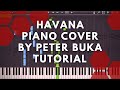 Havana - Piano Cover by Peter Buka - Tutorial/Transcription | OXJMusic