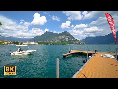 Lugano , The Best Summer Holiday Destination In Ticino Switzerland 8K