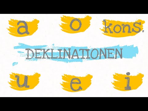 Latein erklärt | DEKLINATIONEN: Der Gesamtüberblick ✅ (a-, o-, kons./3., u-, e-, i-Deklination)