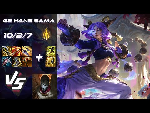 G2 Esports Hans Sama BOTTOM Yunara vs Jhin - EU Grandmaster Patch 25.S2.6