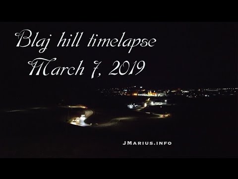 Blaj   Night timelapse