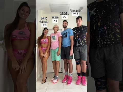 Tallest to Shortest: World’s Tallest Family #shorts