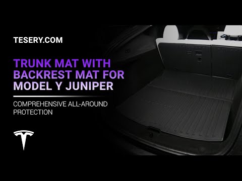 All-in-One Trunk & Backrest Mat | Best Accessories for Model Y Juniper by TESERY