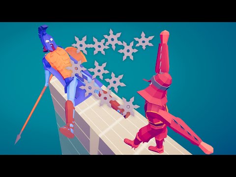 WATER NARROW BRIDGE MELEE vs RANGE UNITS TOURNAMENT PART 1 -  TABS Totally Accurate Battle Simulator