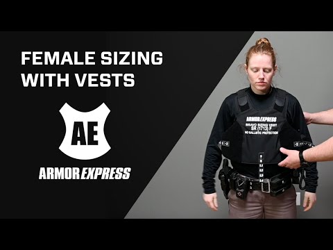 Armor Express Female Sizing Instructions – With Sizing Vests