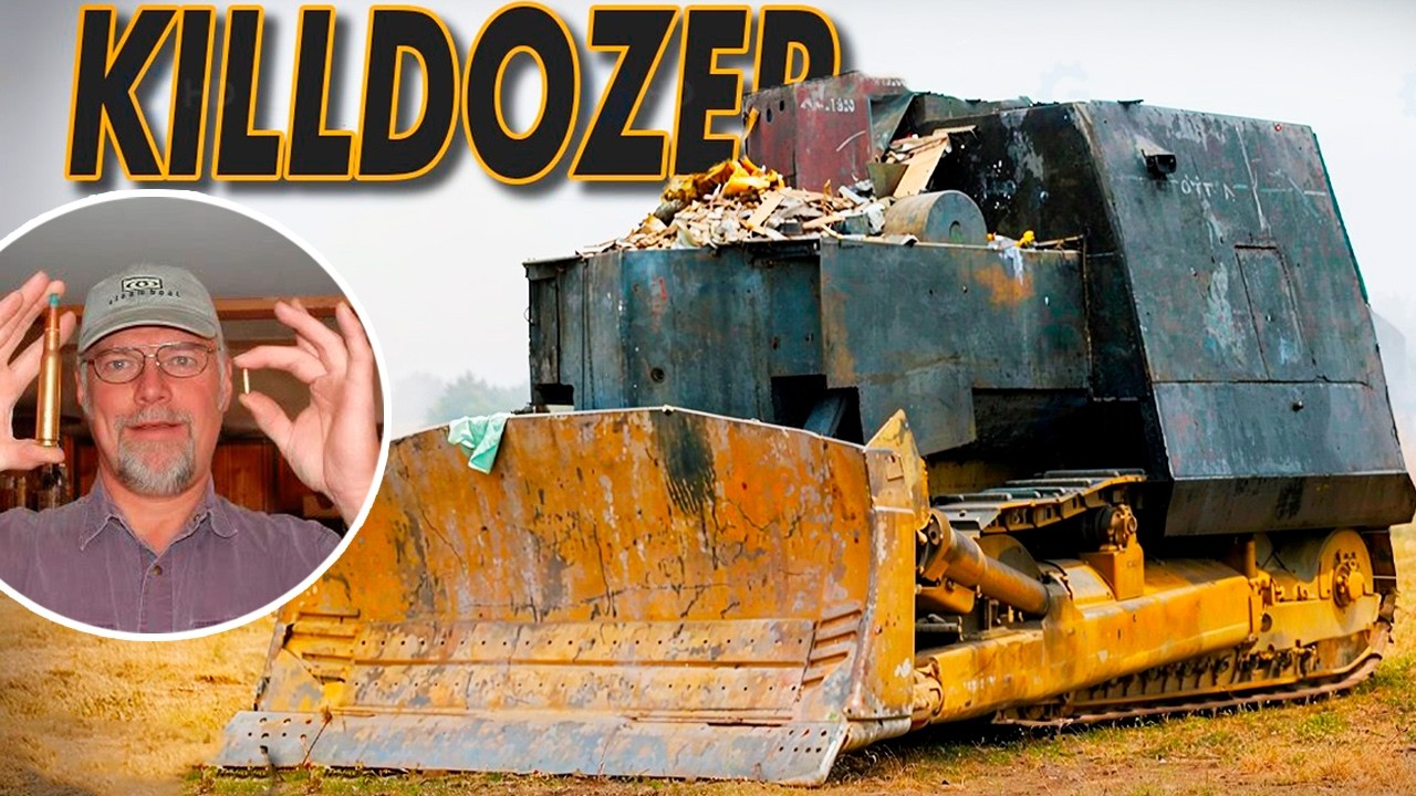 ⚠️🇺🇸 "KILLDOZER" la EXCAVADORA SUPER-BLINDADA que ATERRORIZÓ a un PUEBLO ESTADOUNIDENSE 🚜💥100% REAL!