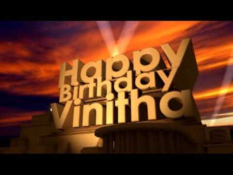 Happy Birthday Vinitha