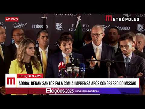 Íntegra: Em coletiva, Renan Santos cobra presença de opositores e critica centrão