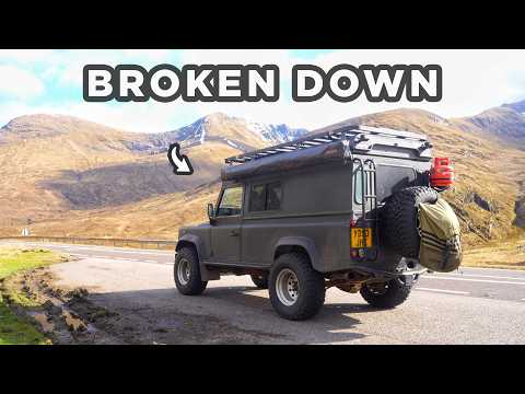 My M57 swapped Defender BROKE DOWN in Scotland!