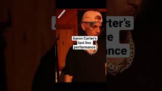 Aaron Carter last live performance on Oct 22,2022 a few weeks before death #aaroncarter #shorts