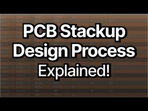PCB Stackup Design Process Thought Process Explained!