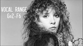 The Vocal Range of Stevie Nicks