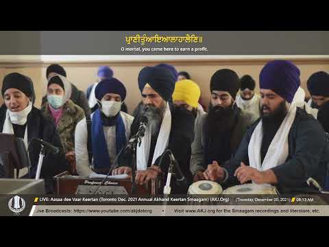 086 Bhai Jaswant Singh Jee Toronto Thursday Morning Toronto Dec 2021 Annual Akhand Keertan Smaagam