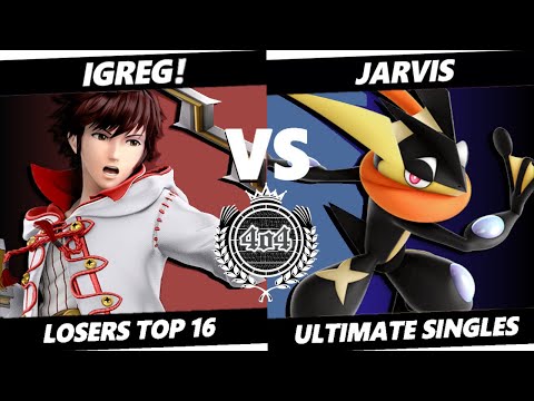 4o4 Smash Night 56 - iGreg! (Robin) vs Jarvis (Greninja) - Losers Top 16