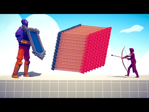 THANOS MIRROR SHIELD vs 10000x EVERY ARROW - Totally Accurate Battle Simulator TABS