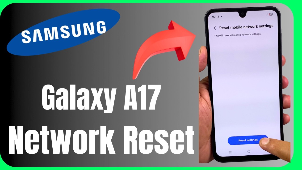 📶 Network Problems? Reset Settings on Samsung Galaxy A17 😱📱